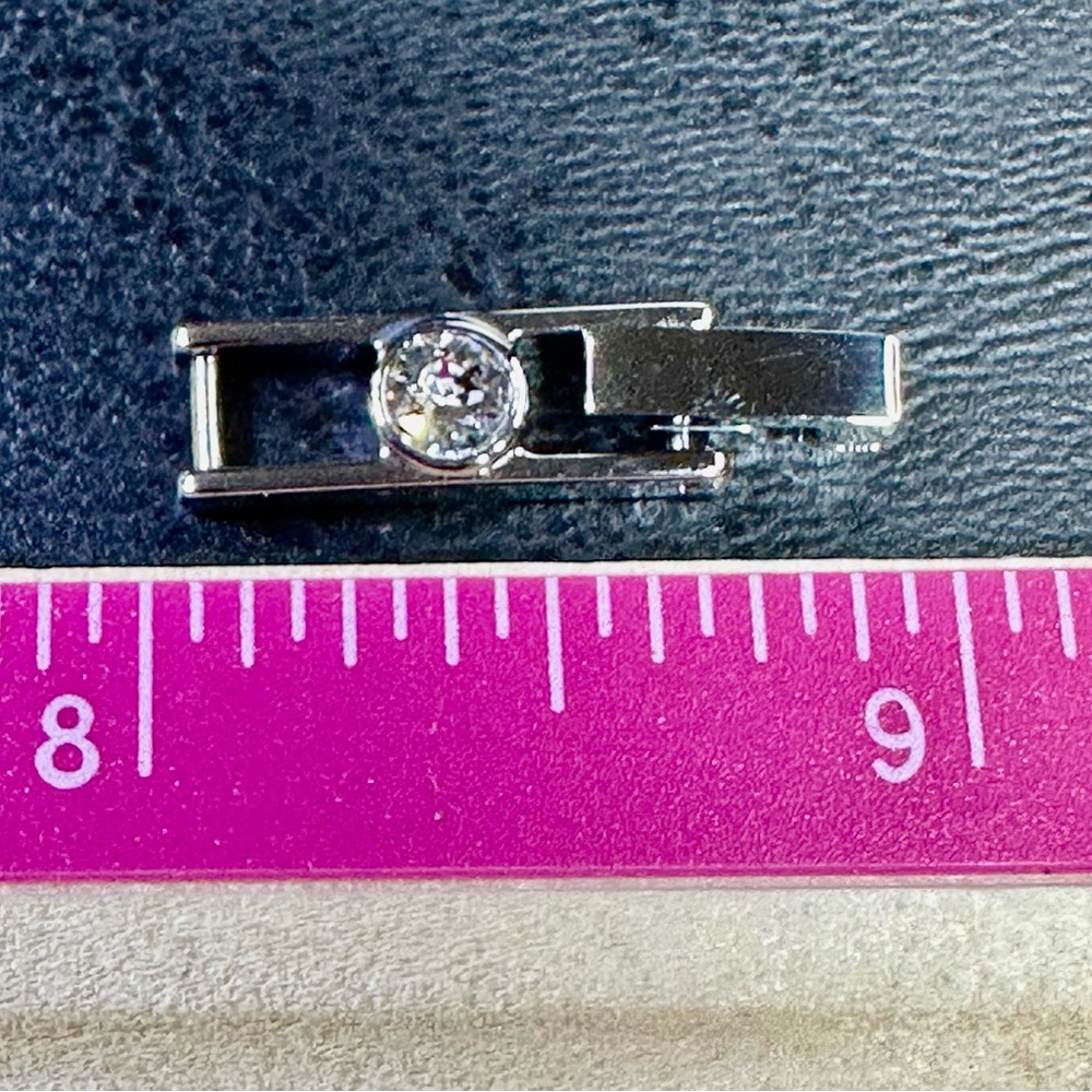 Swarovski Silver “Emily” Tennis Bracelet w/Crystals 6.75” + 1” Extender Lot#423 - Picture 7 of 8